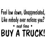 Next Time Buy a Truck Sticker