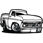 Classic Truck Sticker 18