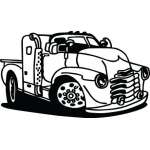 Classic Truck Sticker 22