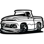 Classic Truck Sticker 6