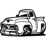 Classic Truck Sticker 41