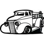 Classic Truck Sticker 42