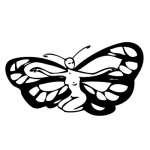 Butterfly Girl Sticker 2