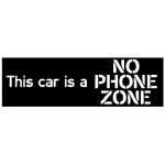 No Phone Zone 3 Sticker