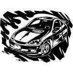 Street Racing Sticker 129