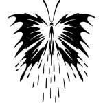 Tribal Butterfly Sticker 6