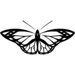 Tribal Butterfly Sticker 46
