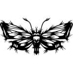 Tribal Butterfly Sticker 239