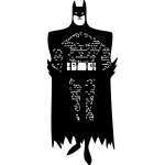 Bat Man Sticker 2