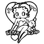 Betty Boop Sticker 2