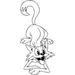 Cartoon Cat Sticker 80