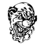 Clown 38 Sticker