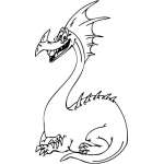 Funny Dragon Sticker 3