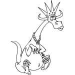 Funny Dragon Sticker 5