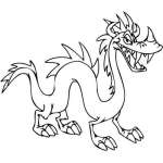 Funny Dragon Sticker 28