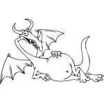 Funny Dragon Sticker 43