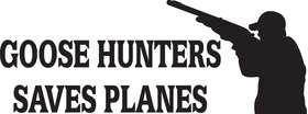 Goose Hunters Save Planes Sticker