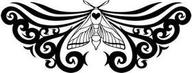 Tribal Butterfly Sticker 252