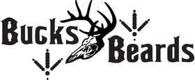 Bucks Beards Deer Skull Sticker