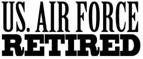 Air force Retired Sticker
