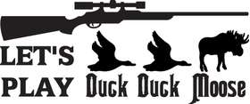 Let's Play Duck Duck Moose Sticker