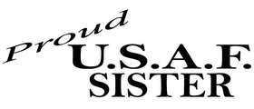 USAF Sister Sticker