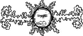 Sun Sticker 268