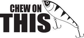 Chew on This Lure Sticker