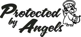 Protected by Angels Sticker 4221
