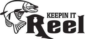 Keepin it Reel Salmon Fishing Sticker