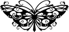 Tribal Butterfly Sticker 167