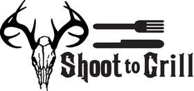 Shoot to Grill Deer Skull Sticker