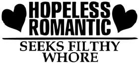 Hopeless Romantic Sticker