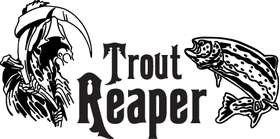 Trout Reaper Salmon Fishing Sticker