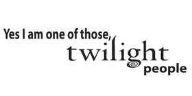Yes I am one of those Twilight people Sticker