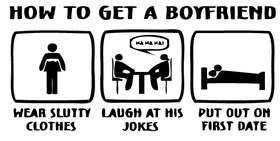 How to get a boyfriend Sticker