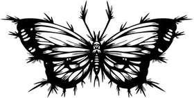 Tribal Butterfly Sticker 234