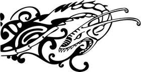 Tribal Dragon Sticker 179