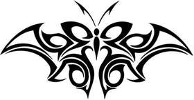 Tribal Butterfly Sticker 118