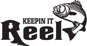Keepin it Reel Striper Fishing Sticker 2