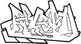 Graffiti Art Sticker 38