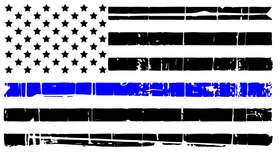 Support Law Enforcement Flag Sticker