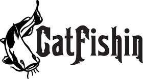 Catfishin Sticker