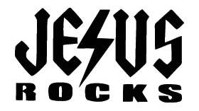Jesus Rocks Sticker 2218