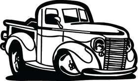 Classic Truck Sticker 36