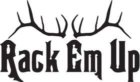 Rack em Up Elk Rack Sticker