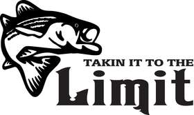 Takin It To The Limit Bass Sticker 2