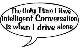 Intelligent Conversation Drive Alone Sticker