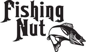 Fishing Nut Bass Sticker