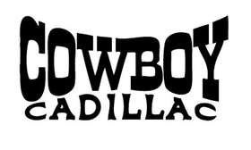Cowboy Cadillac Sticker
